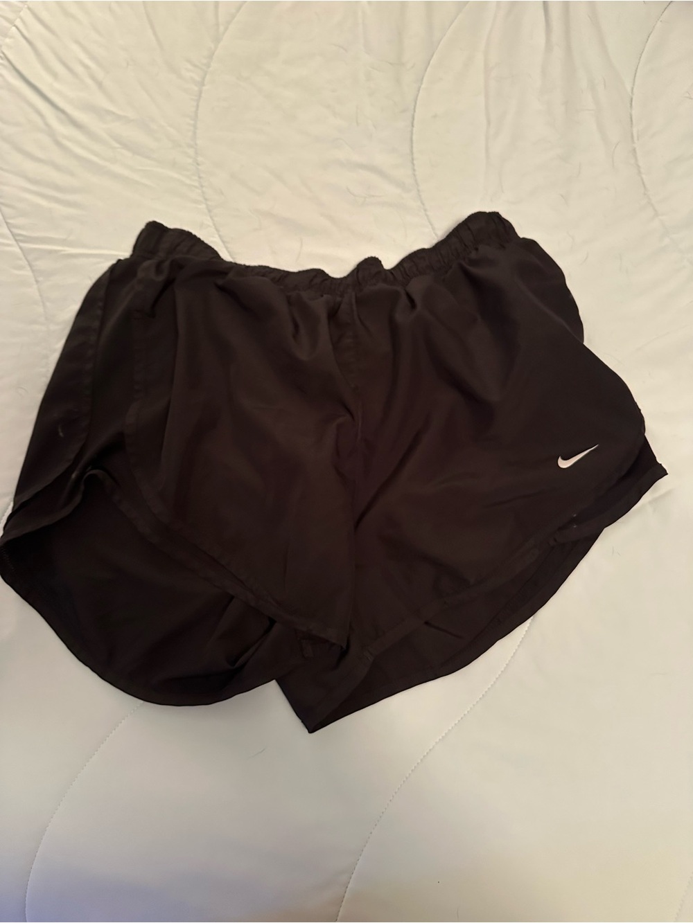 Nike Black Women's Athletic Running Shorts with Swoosh